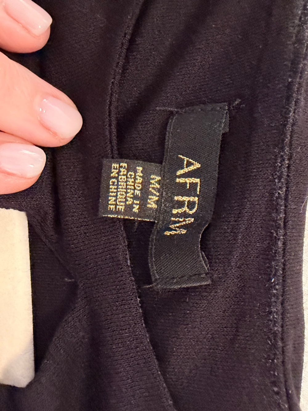 AFRM Black Long-Sleeve Cutout Bodysuit - Picture 4 of 5
